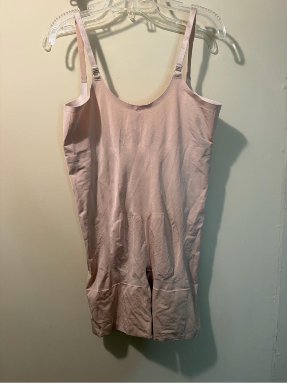 Spanx Oncore Mid Thigh Open Bust Bodysuit Womens 1X - Picture 3 of 3
